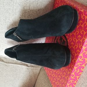 Tory Burch exposed platform booties